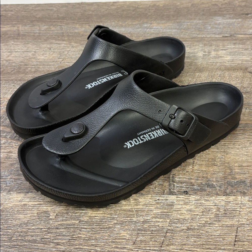 Birkenstock Gizeh EVA Sandals – Black, Size 37 (US 6)